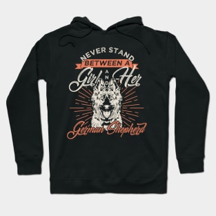 German Shepherd Mom Girl Gift Hoodie